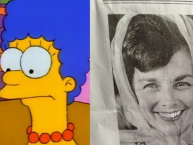 La mujer que inspiró a Marge Simpson
