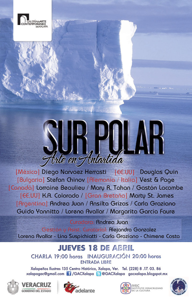 Exhibe Galería de Arte Contemporáneo la muestra colectiva Sur Polar, Arte en Antártida