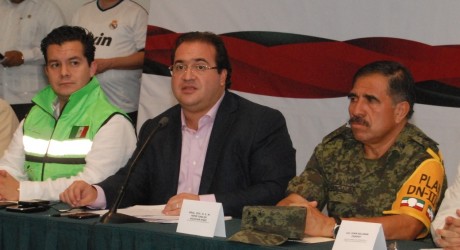 Eficaz trabajo preventivo de protección civil ante la tormenta tropical Barry: Javier Duarte