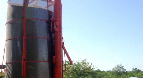 Veracruz pone en marcha la primera secadora y silos de granos móviles