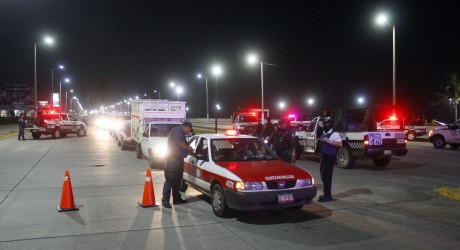 Este fin de semana las autoridades aplicaron el operativo Alcoholímetro en Coatzacoalcos