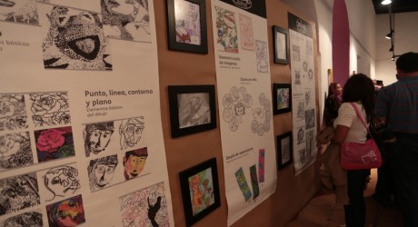 Concluye taller de gráfica y dibujo Garabatos, impartido por la SEV