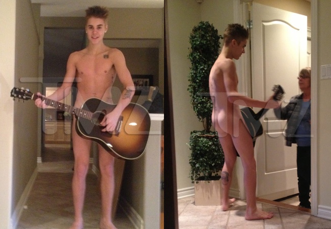 Bieber le canta sin ropa a su abuela