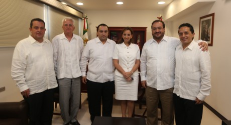 Se reúne Javier Duarte con la Secretaria de Turismo y el Gobernador de Quintana Roo