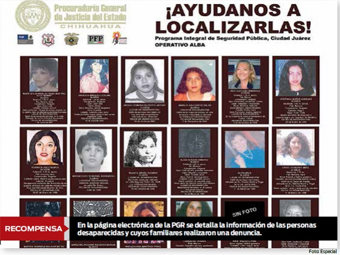 Ofrecen 20.5 millones de pesos por desaparecidos