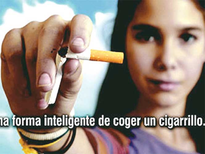 Darán rostro juvenil a lucha contra tabaco