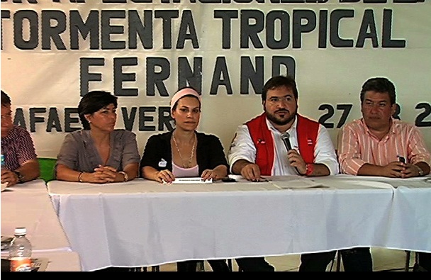 Respuesta rápida de Veracruz ante efectos de  Fernand