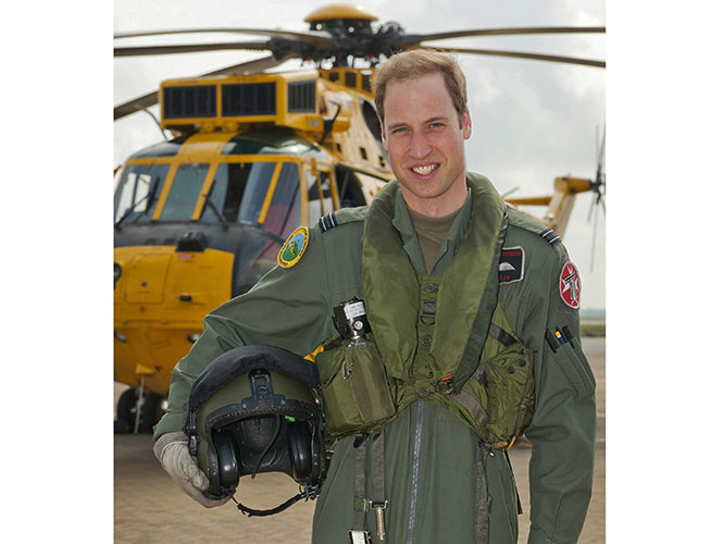 Deja príncipe Guillermo la Real Fuerza Aérea británica