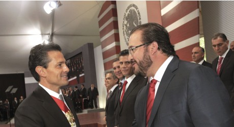 Javier Duarte de Ochoa destacó la determinación del presidente Enrique Peña Nieto en su primer año de gobierno
