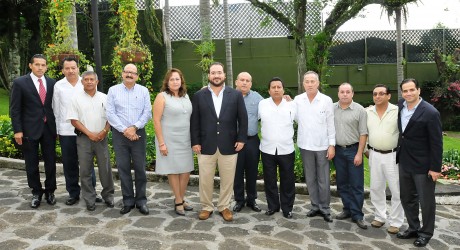 Se reúne Javier Duarte con representantes del SITEV