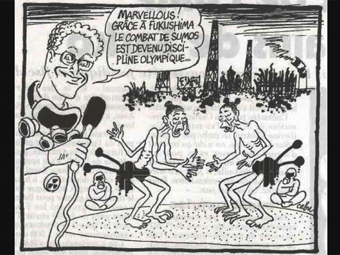 Protesta Japón por caricatura sobre Fukushima de Le Canard Enchaine