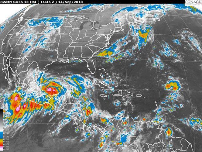 Ciclones tropicales afectarán a gran parte del país