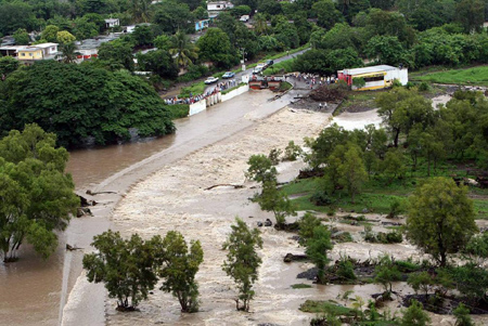 La Secretaría de Protección Civil continúa con los trabajos de monitoreo en zonas vulnerables de la región Veracruz