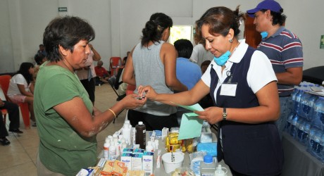 Vigilancia permanente de la Secretaría de Salud en zonas afectadas por las lluvias