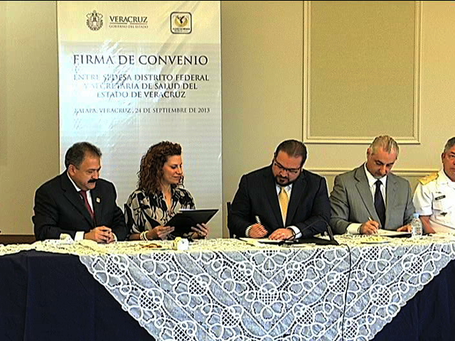 Secretarías de Salud de Veracruz y DF firman convenio para prevenir enfermedades crónico-degenerativas