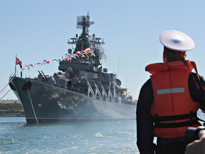 Movilizan EU y Rusia barcos de guerra por conflicto sirio