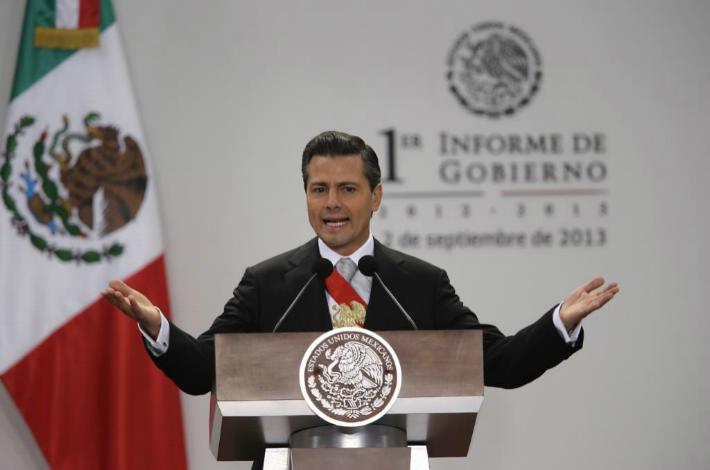 Ha iniciado la transformación del país, afirma EPN en mensaje por Primer Informe de Gobierno