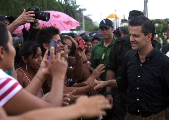 Peña Nieto visitará esta tarde zona afectada de Zitácuaro