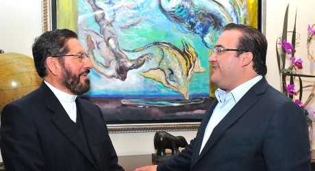 Se reúne Javier Duarte con el Arzobispo de Xalapa