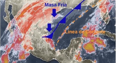 Aumentarán lluvias por el frente frío 11: Protección Civil