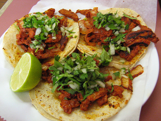 Tacos al pastor más saludables que las barras de fibra
