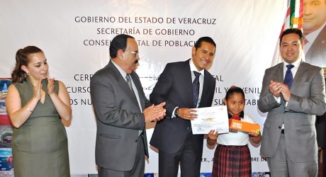 Veracruz, un estado que cree y confía en sus niños y jóvenes: Segob