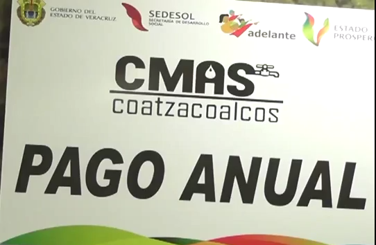 La CMAS Coatzacoalcos supera la meta de recaudación del programa de pago anual anticipado
