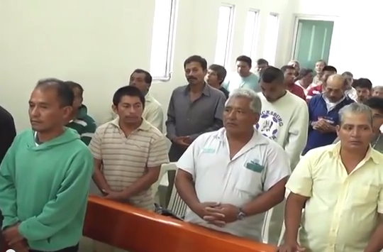 En el Cereso “Duport  Ostión” de Coatzacoalcos, también celebraron a la Virgen de Guadalupe