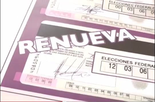 Exhorta el IFE a realizar cambio de credenciales de elector antes de concluir el año