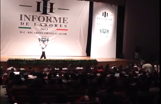 Rinde su tercer informe, Ricardo Orozco Alor, director del tecnológico de Coatzacoalcos