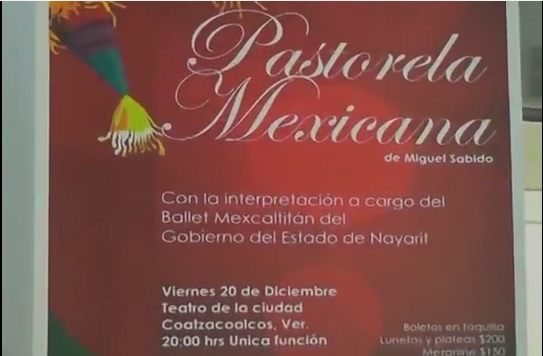Se realizará la Pastorela Mexicana en el teatro de la ciudad de Coatzacoalcos