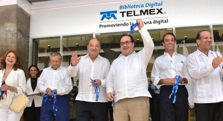 Inauguran la biblioteca digital más grande de México en el complejo Nuevo Veracruz