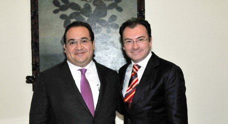 Se reúne Javier Duarte con Luis Videgaray