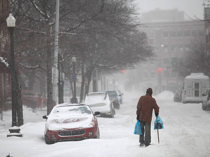 Un tercio de EE.UU. amanece congelado por la tormenta invernal Hércules