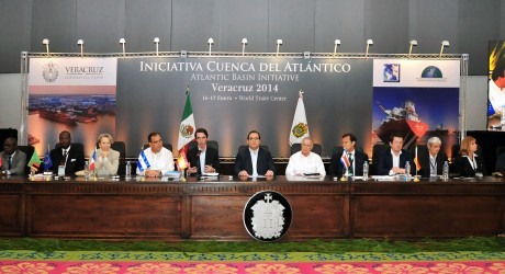 Clausura Javier Duarte trabajos de la Iniciativa Cuenca del Atlántico