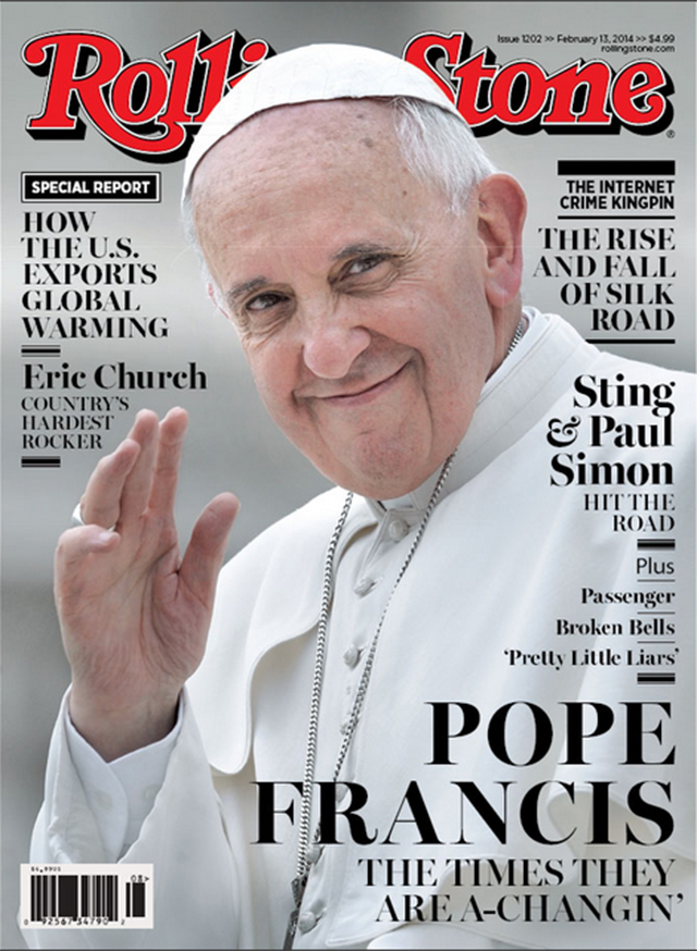 Rolling Stone dedica portada al papa Francisco