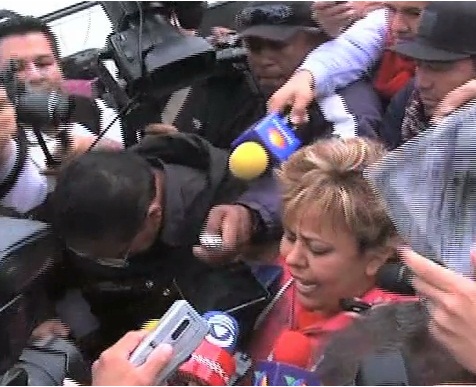 Sara Luz se declara inocente, rinde declaración previa