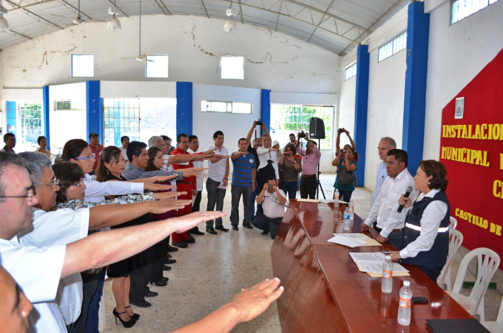 Instalación de consejos municipales de PC, paso importante en materia preventiva
