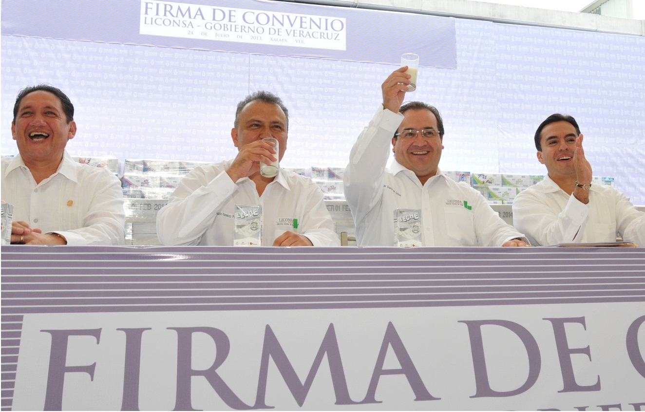 Convenio con Liconsa mantendrá estable el precio de la leche en Veracruz: Sedarp