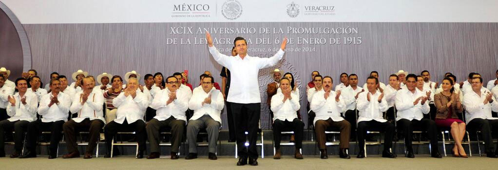 Promete Peña Nieto reforma del campo a fondo para este 2014