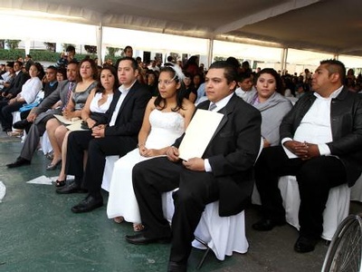Buena respuesta para bodas colectivas en Medellín de Bravo