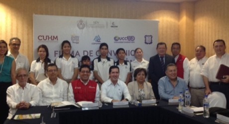 Firma Cecytev convenio de colaboración con cinco instituciones