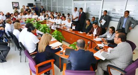 Se reúne el gobernador Javier Duarte de Ochoa con integrantes del Colectivo por la Paz