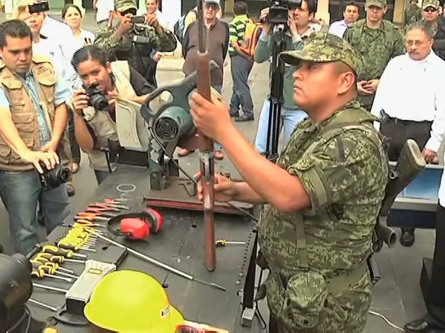 Instala Sedena módulo de canje de armas en Veracruz
