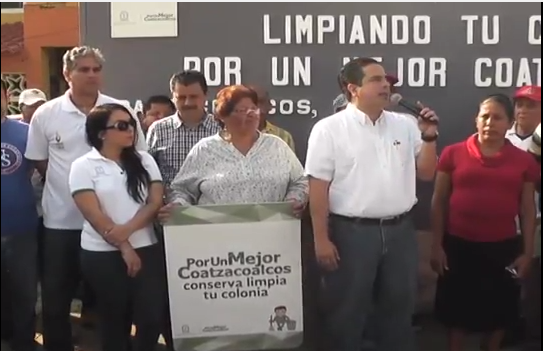 Programa «Por un mejor Coatzacoalcos» donde se busca mejorar la imagen de la Ciudad en Zona Sur.