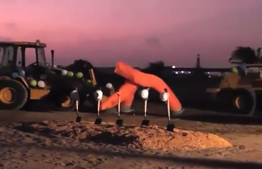 Es colocada la primera piedra de la Plaza “Sendero” en Coatzacoalcos.