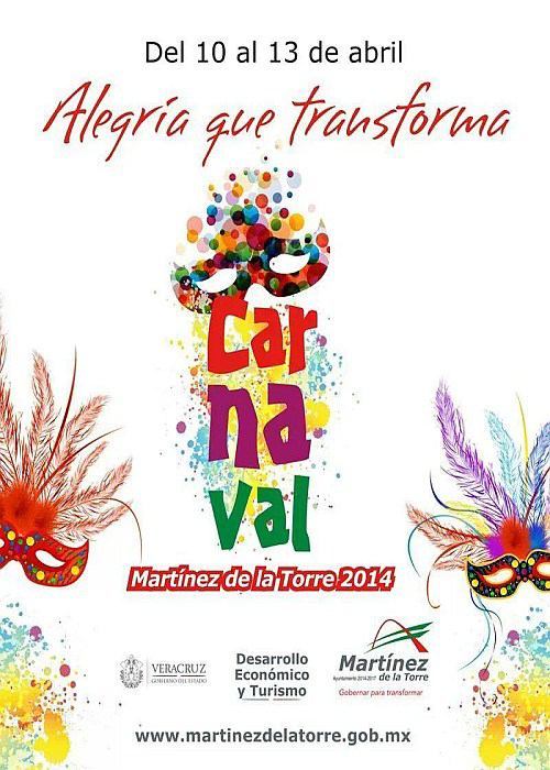 Con éxito concluye Carnaval de Martínez de la Torre