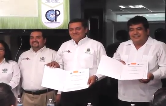 Firman convenio de colaboración ITESCO y Colegio de Postgraduados de Tabasco en Coatzacoalcos.