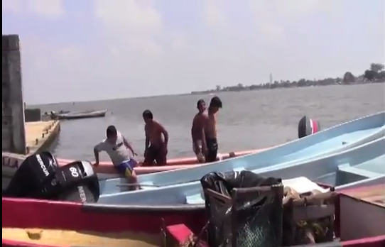 Pescadores comienzan a resguardar embarcaciones ante el frente frío numero 50 zona sur.