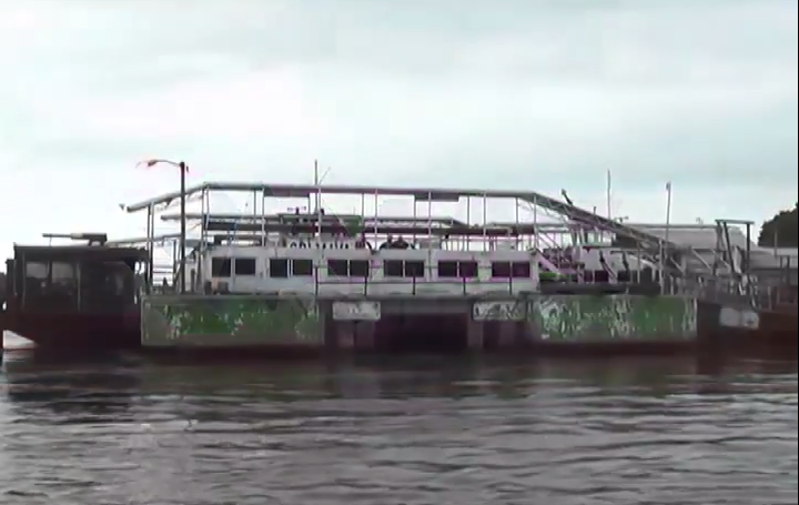 Inician en Coatzacoalcos los trabajos de mantenimiento al transbordador “Grijalva”.